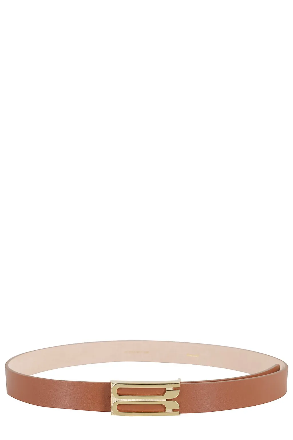 Belt With Logo Buckle