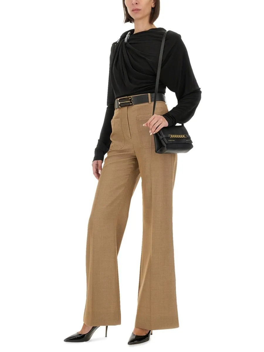 Draped Long-Sleeve Top