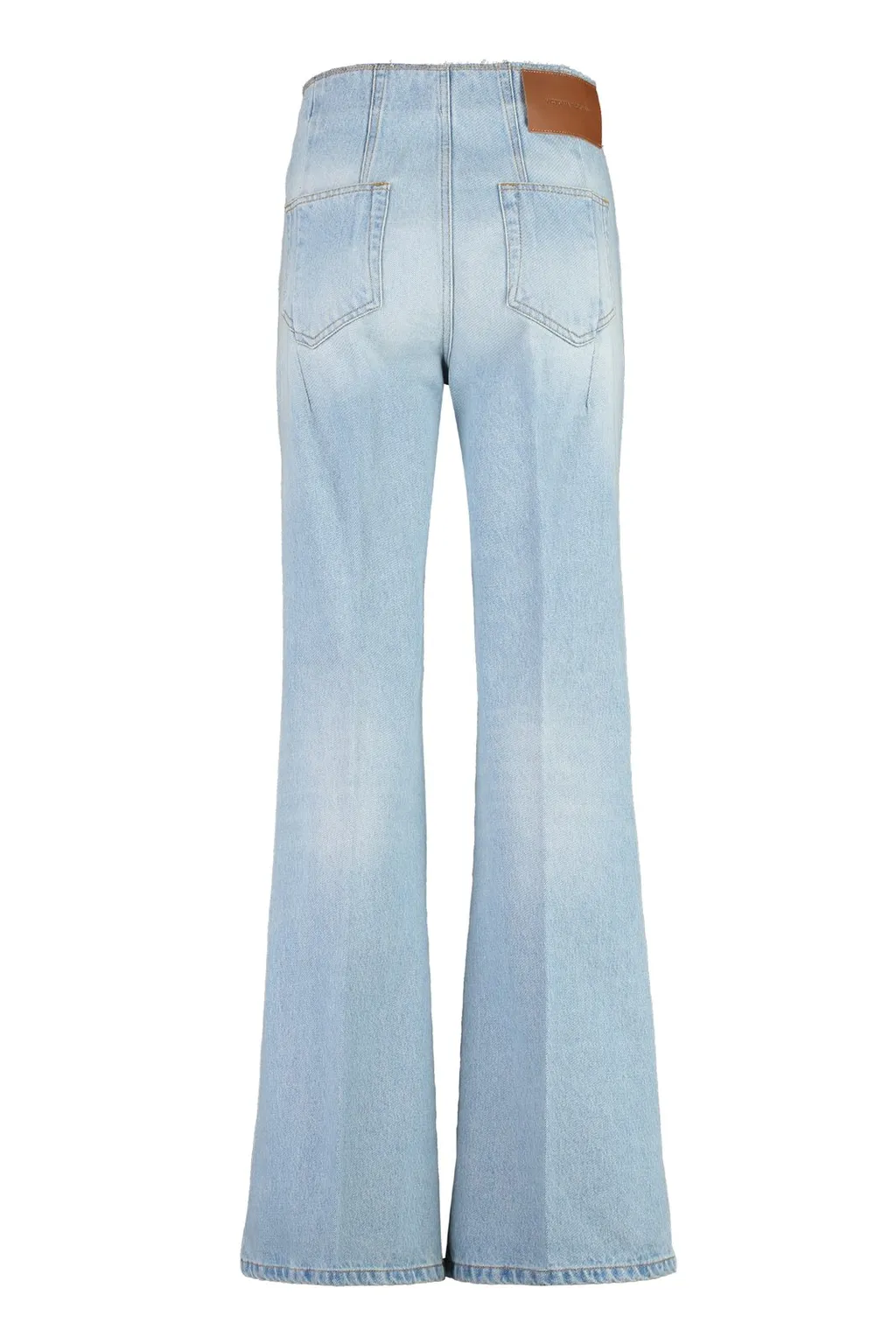 High-Waisted Flared Jeans