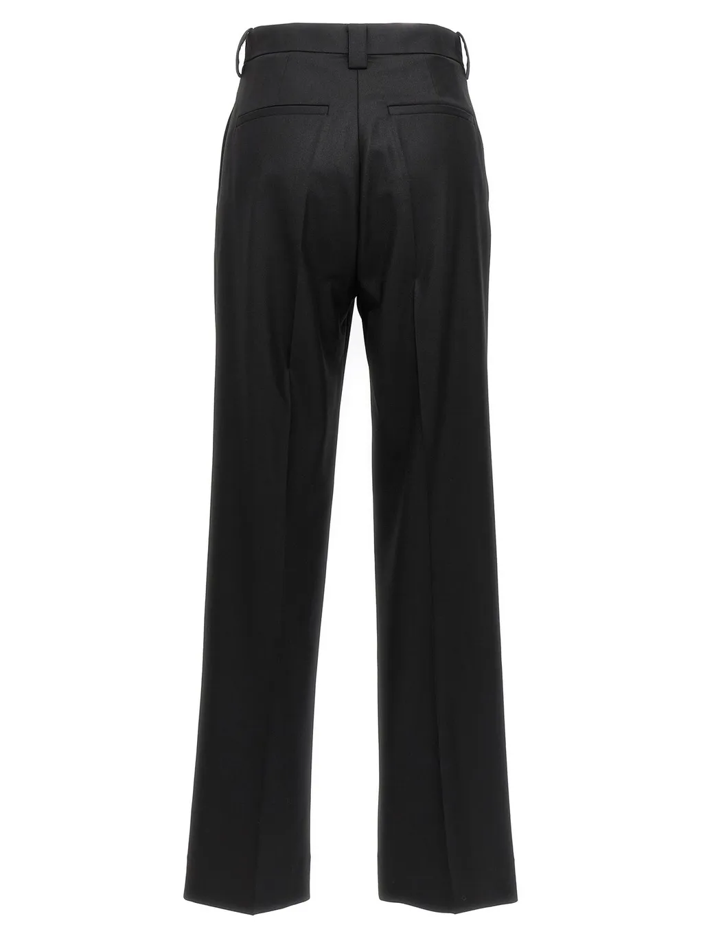 High-Waisted Pleated Trousers
