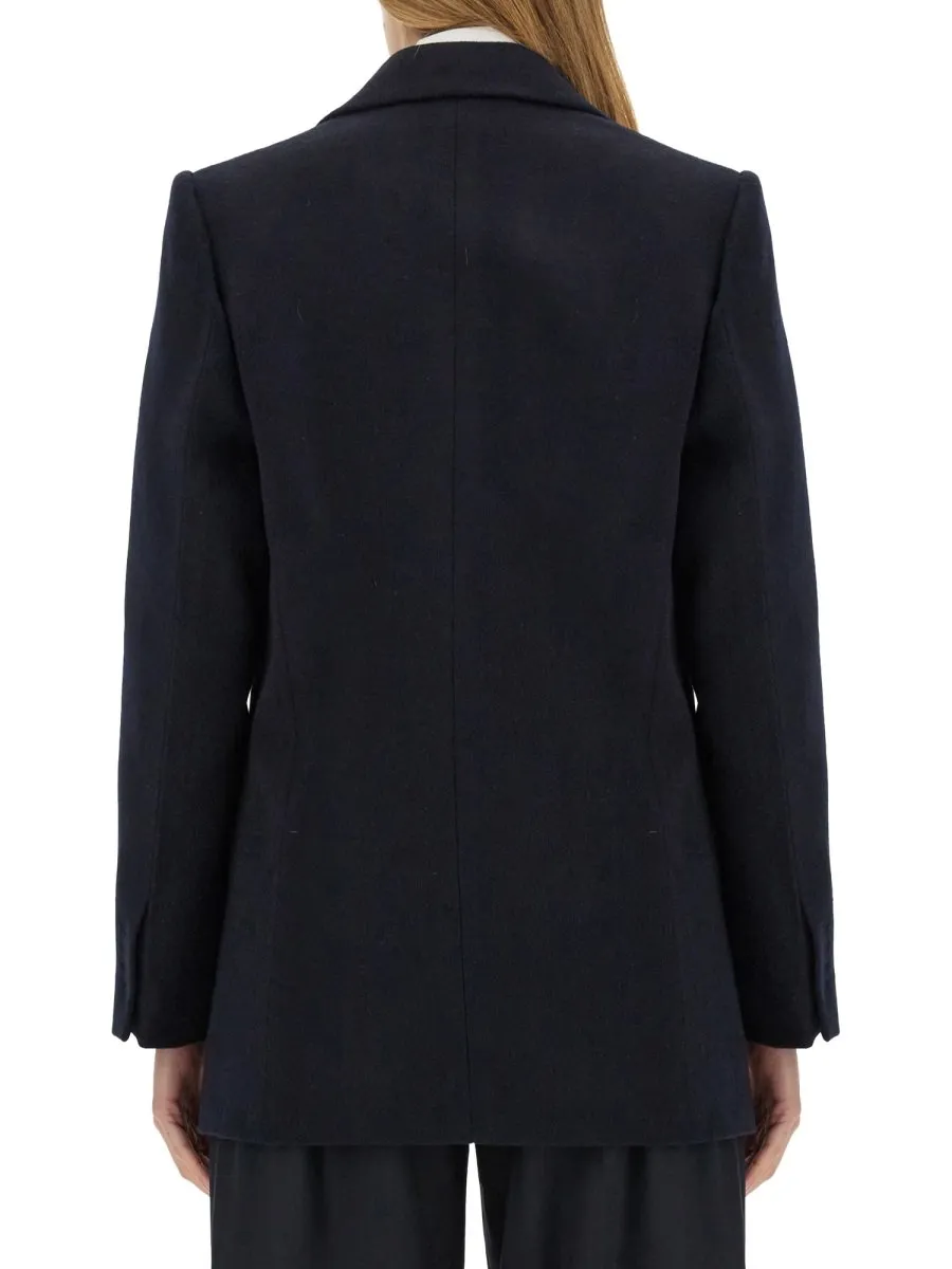 Single-Breasted Wool Blazer