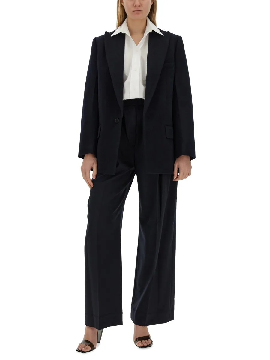 Single-Breasted Wool Blazer