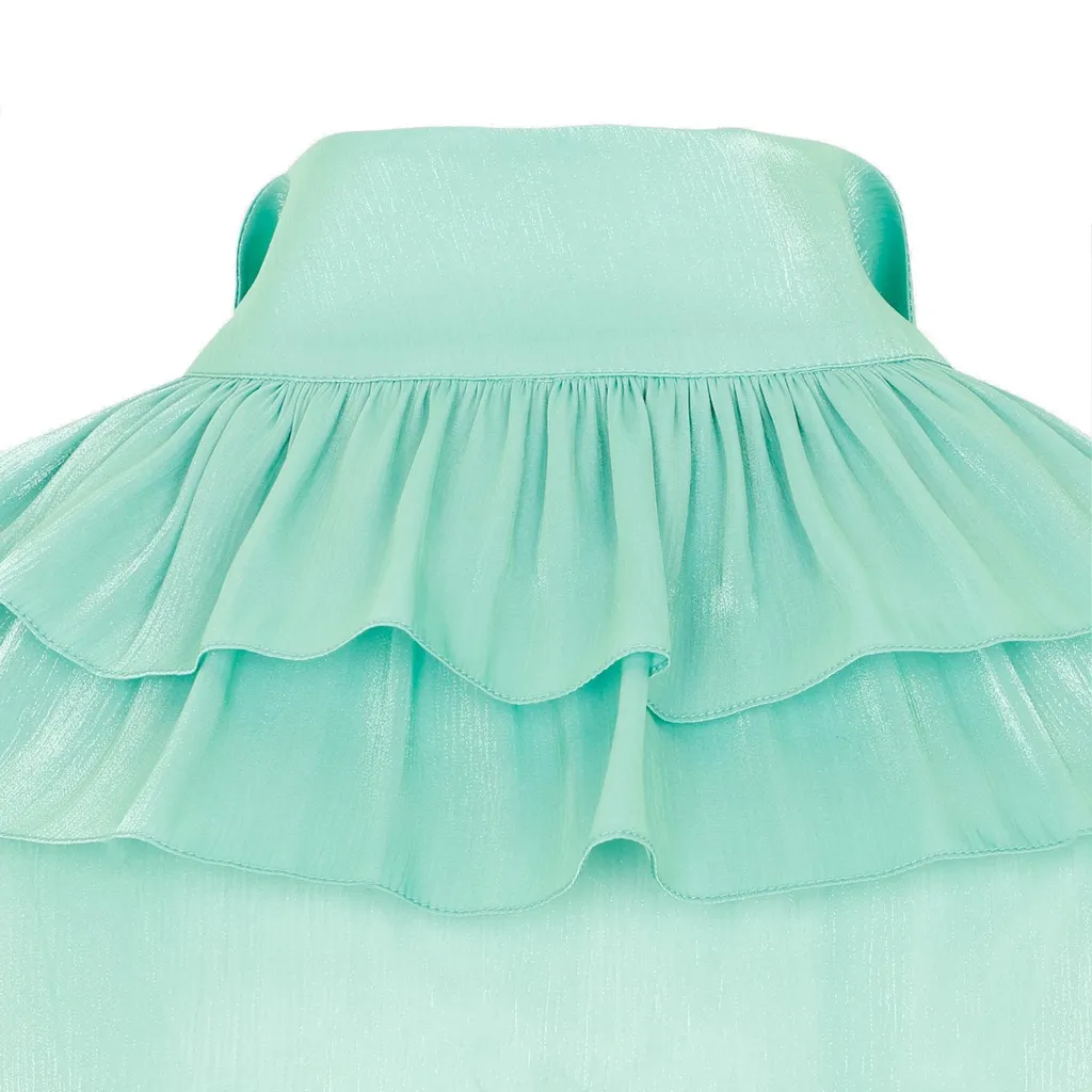Ruffled Neck Blouse