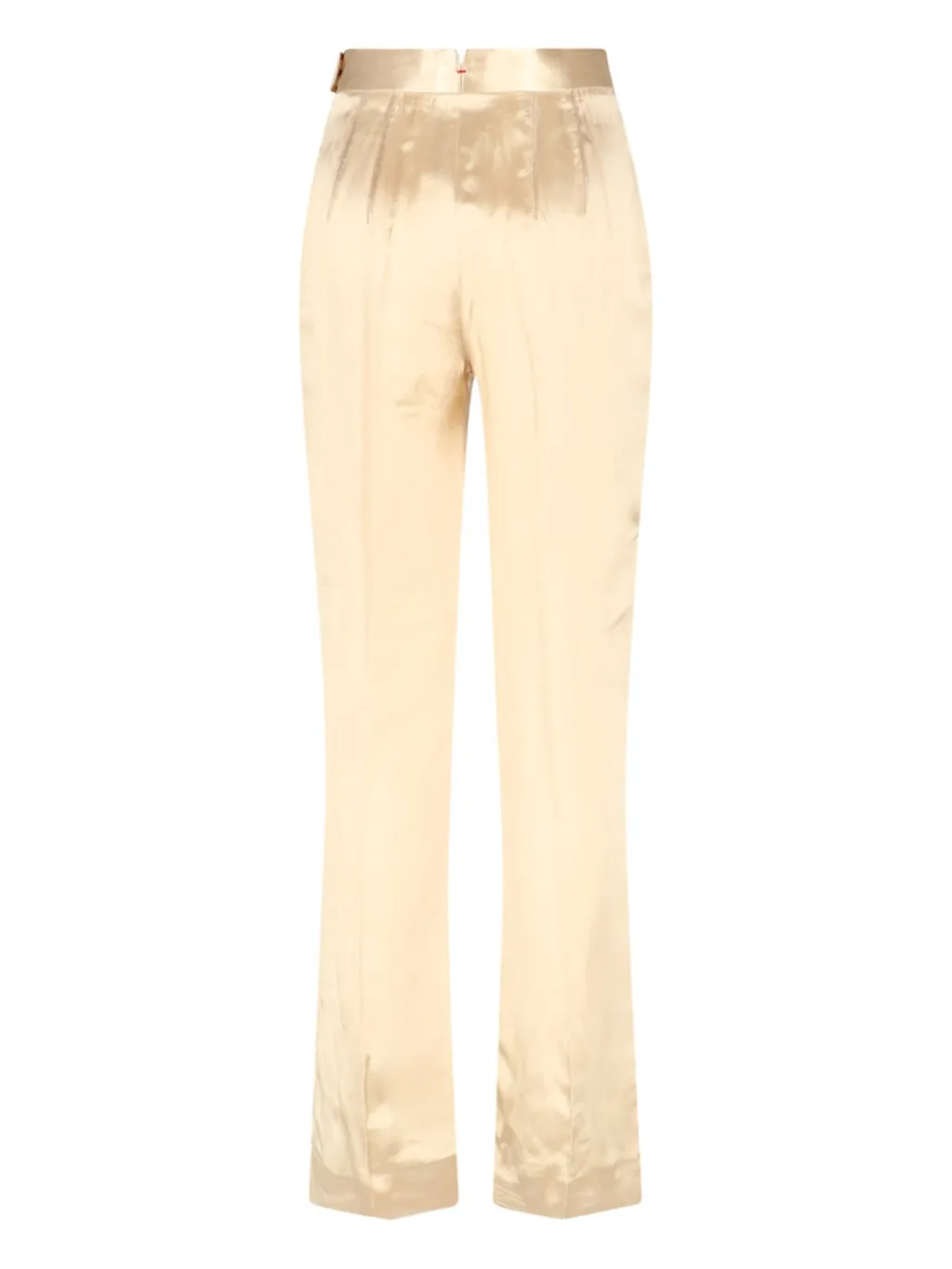 High-Waisted Flared Trousers
