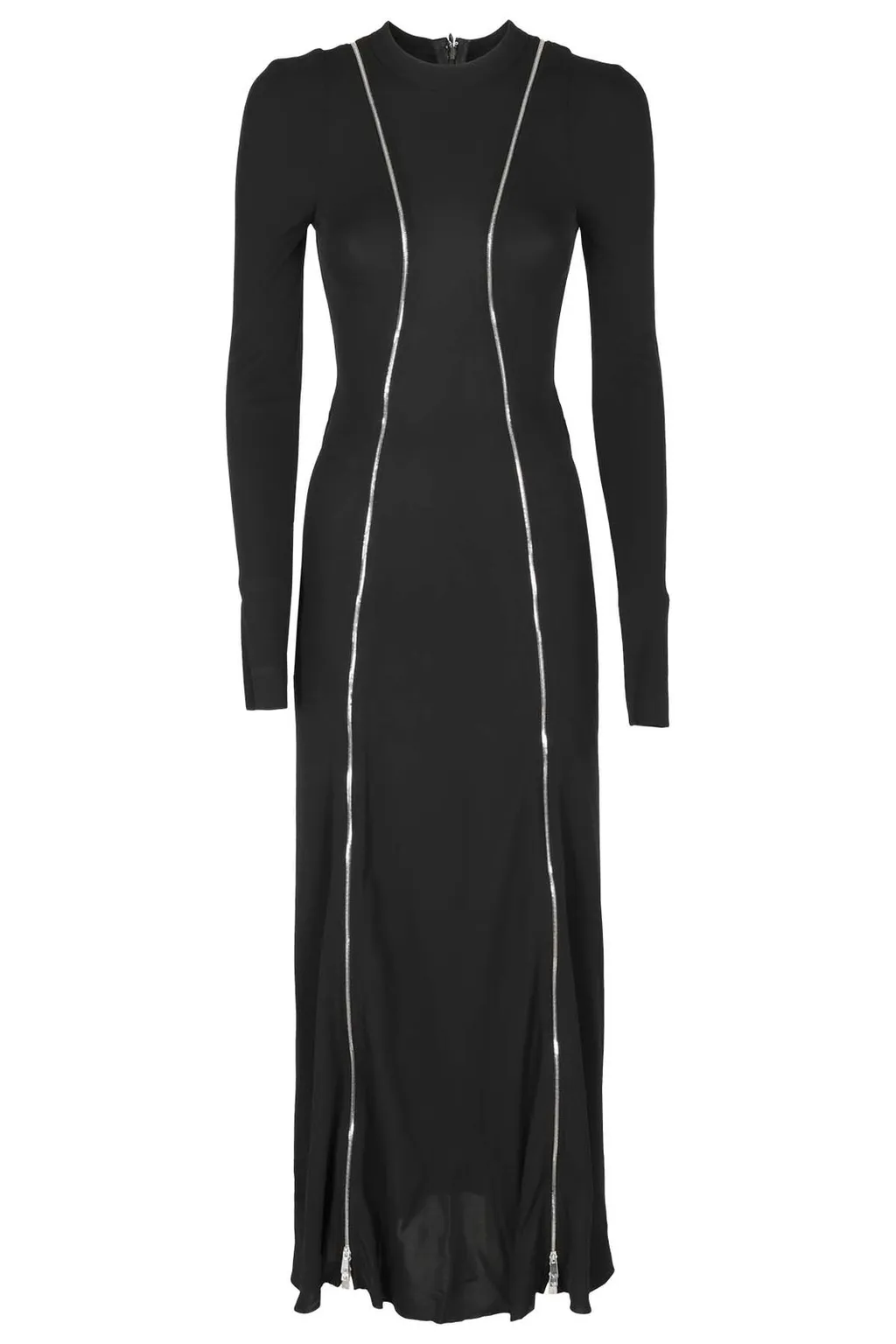 Long Sleeve Dress With Zippers