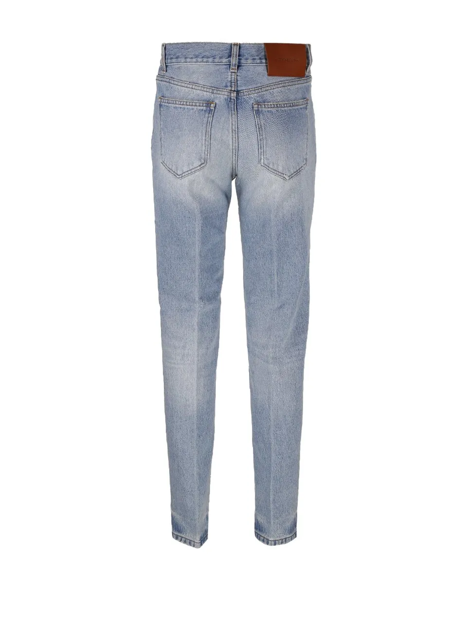 High-Waisted Straight Leg Jeans