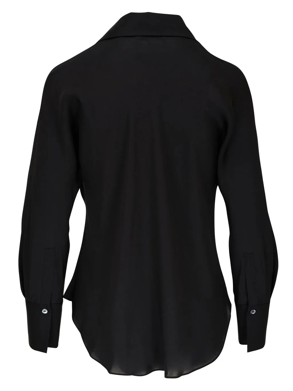 V-Neck Button-Up Shirt