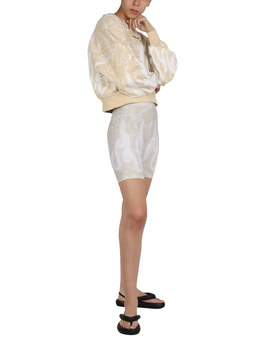 Printed Biker Shorts