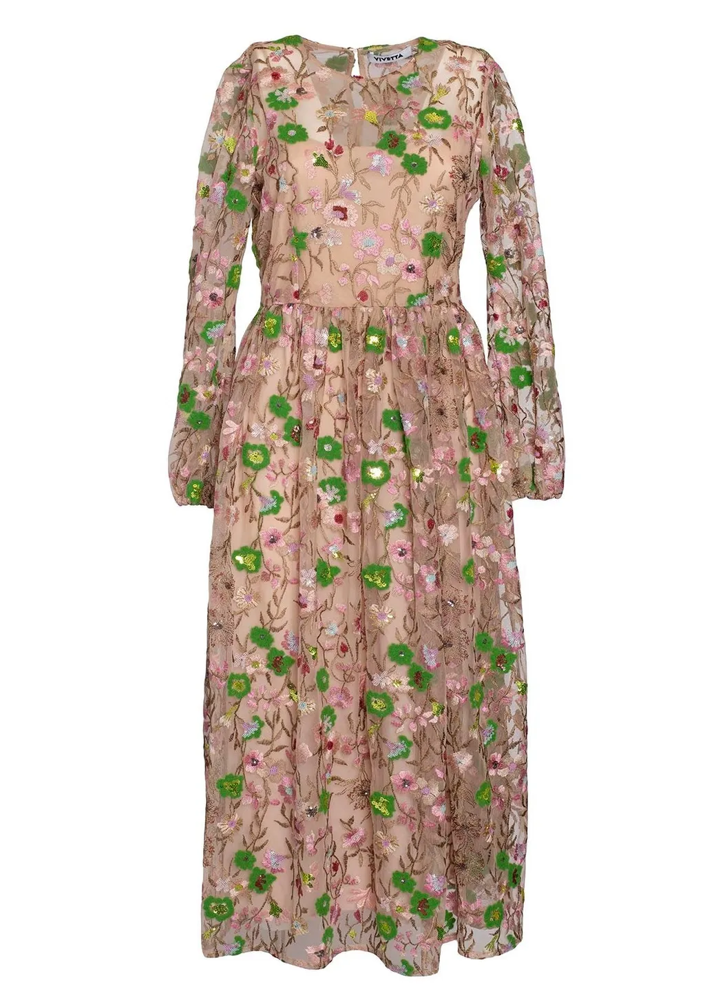 Floral Embroidered Dress