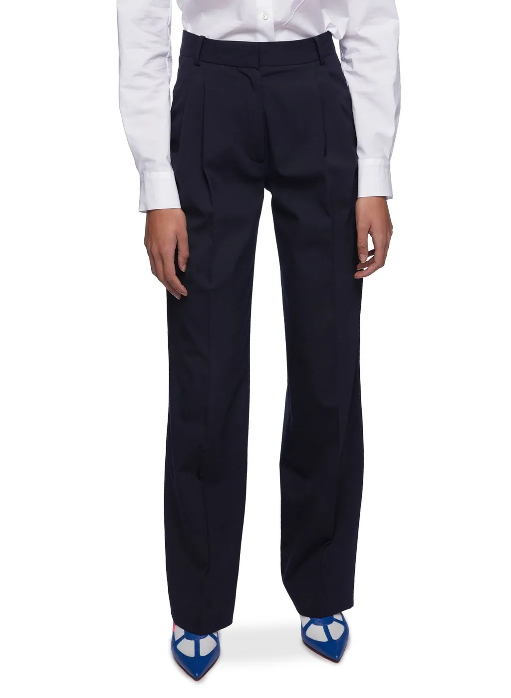 Wool Blend Trousers