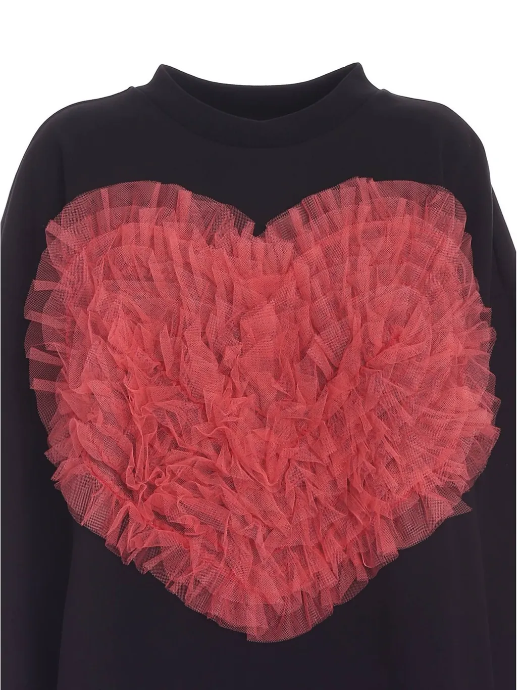 Sweatshirt With Heart Appliqué