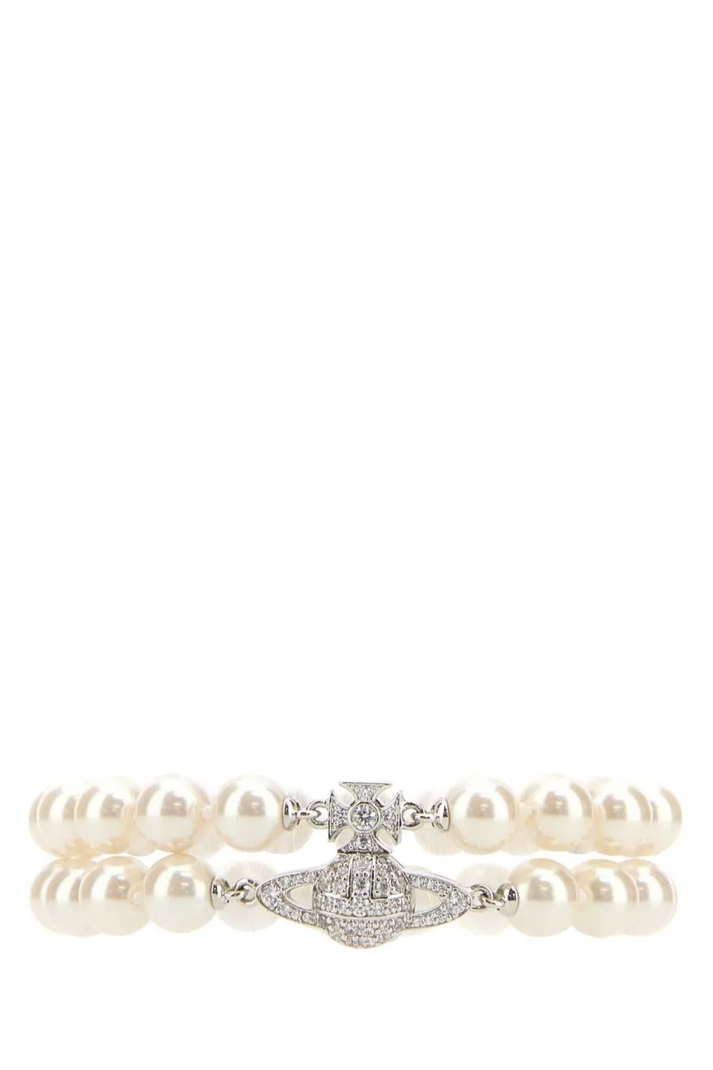 Pearl Bracelet With Orb Clasp