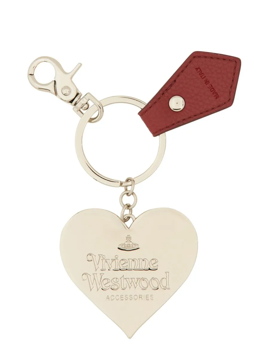Heart Charm Keychain
