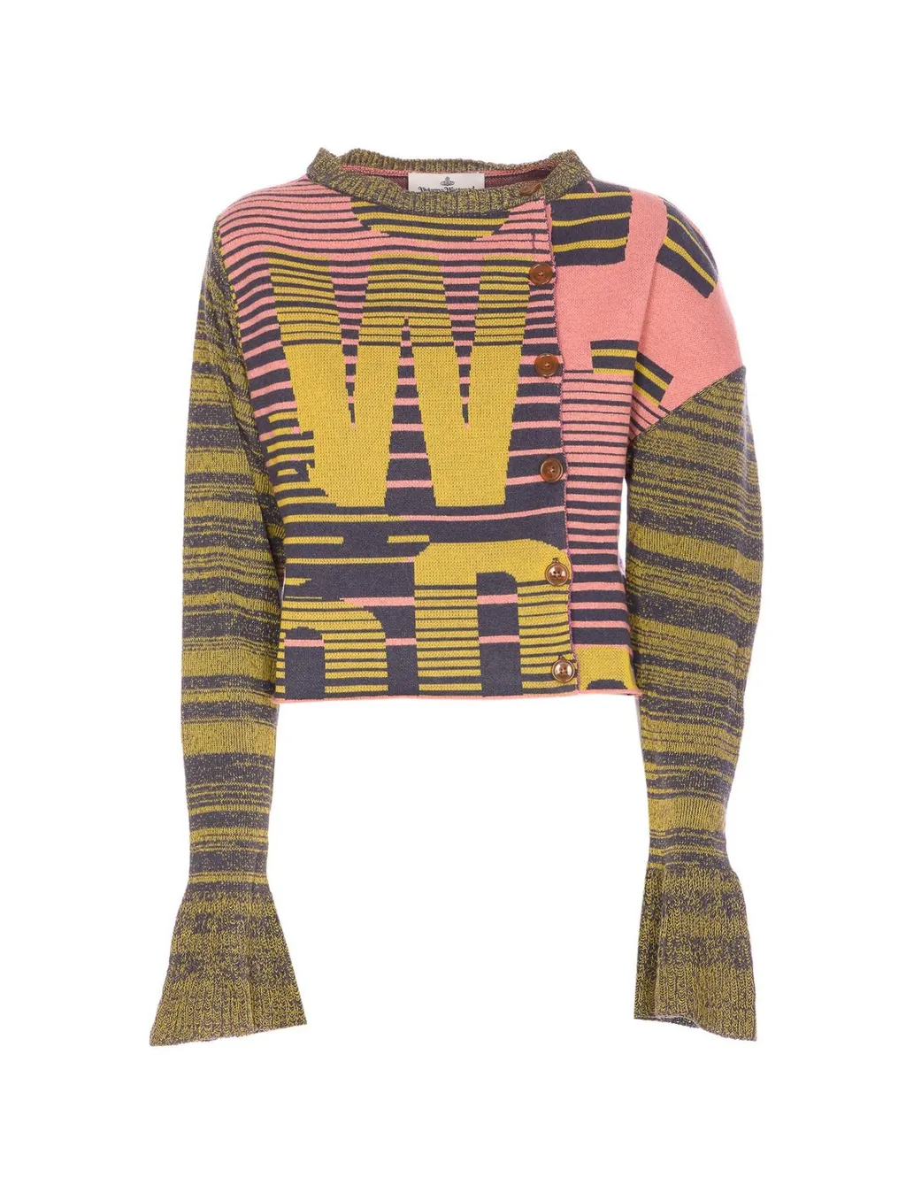 Logo Print Knit Sweater
