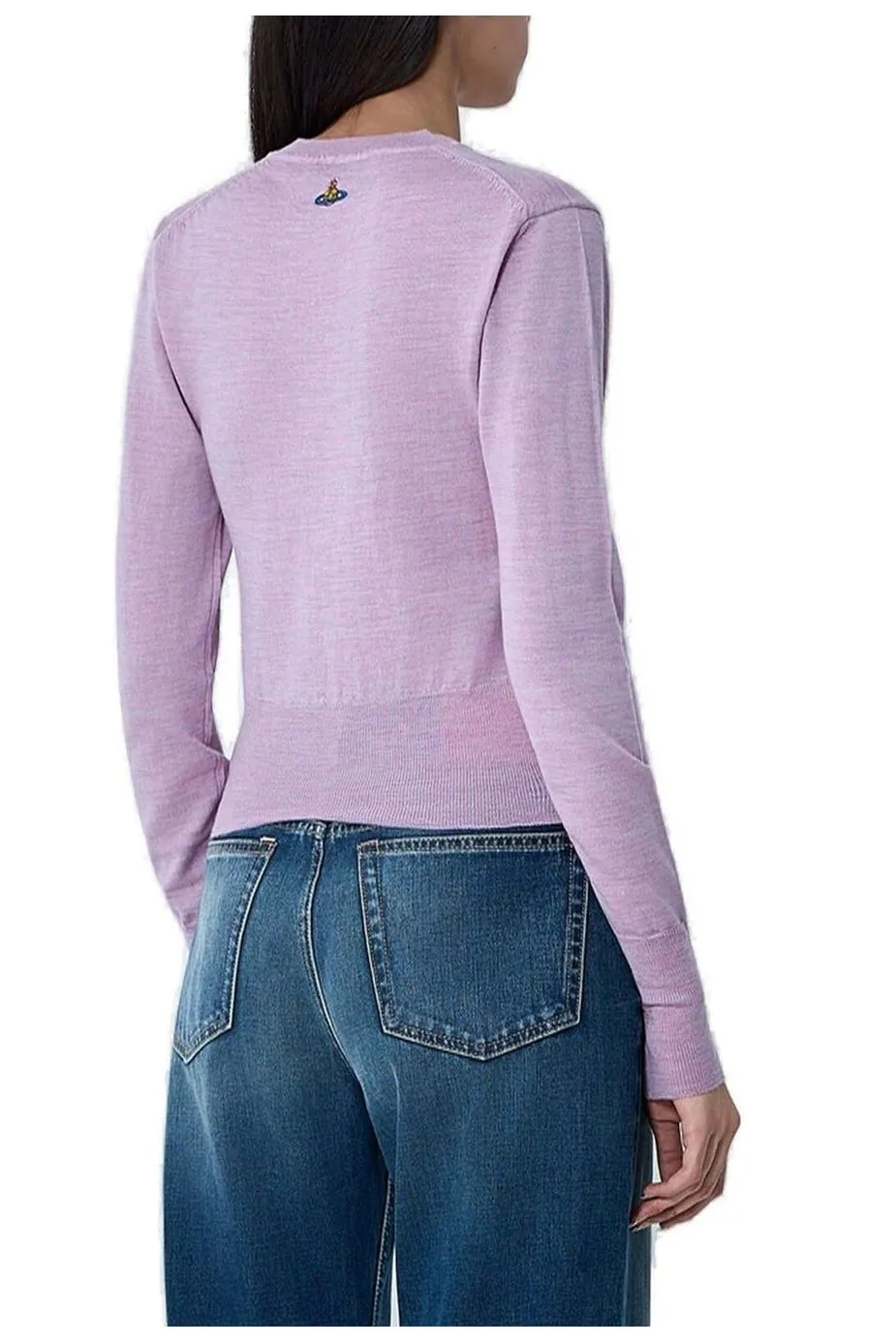 Long Sleeve Button-Up Knit Top