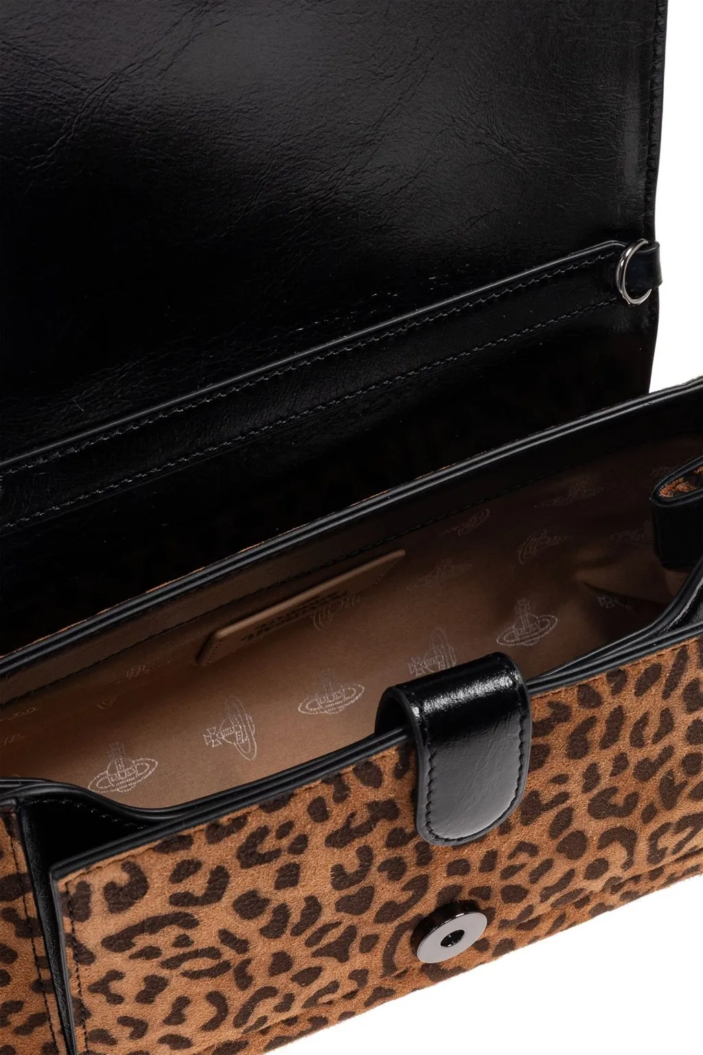 Vivienne Westwood Leopard Print Shoulder Bag