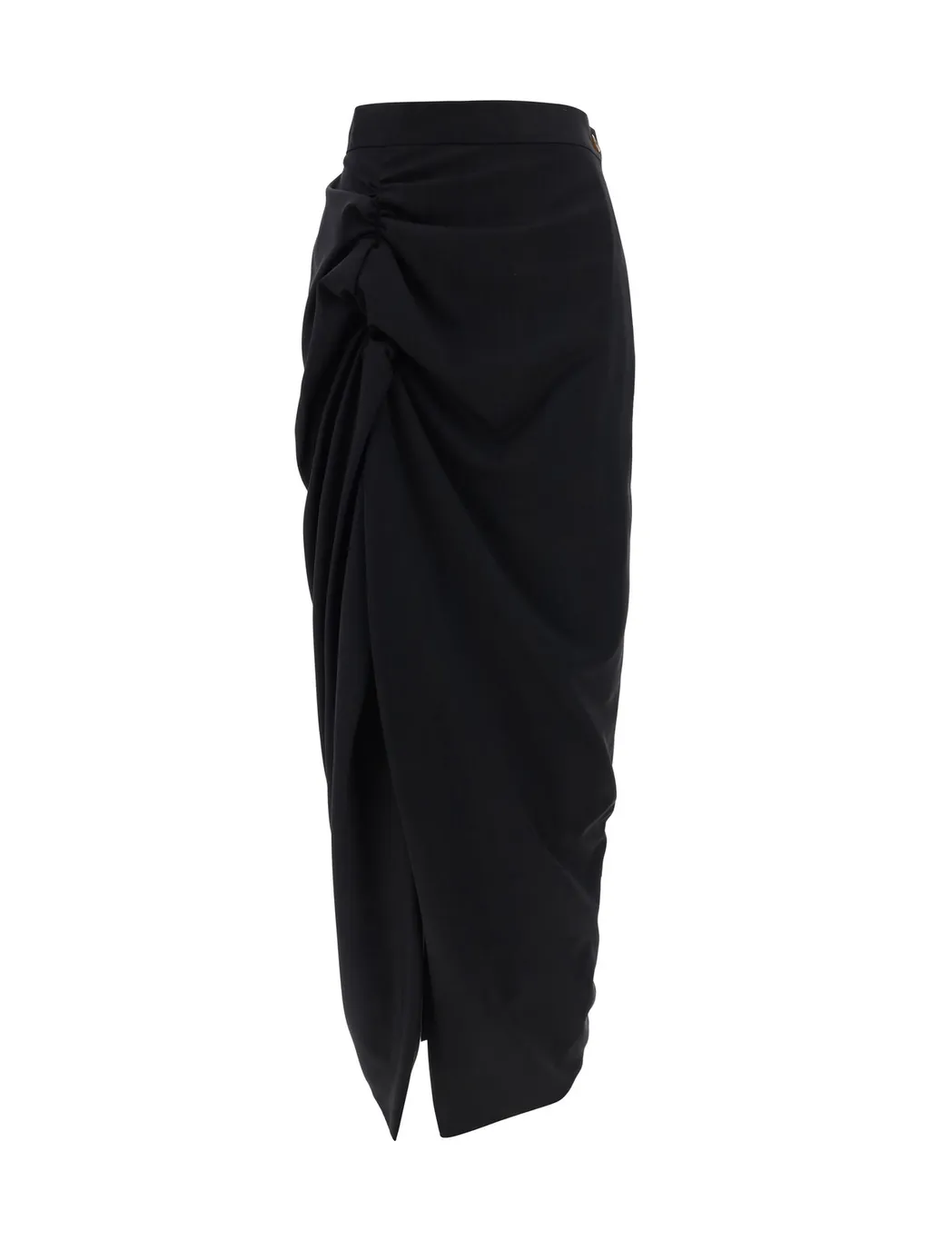 Draped Maxi Skirt