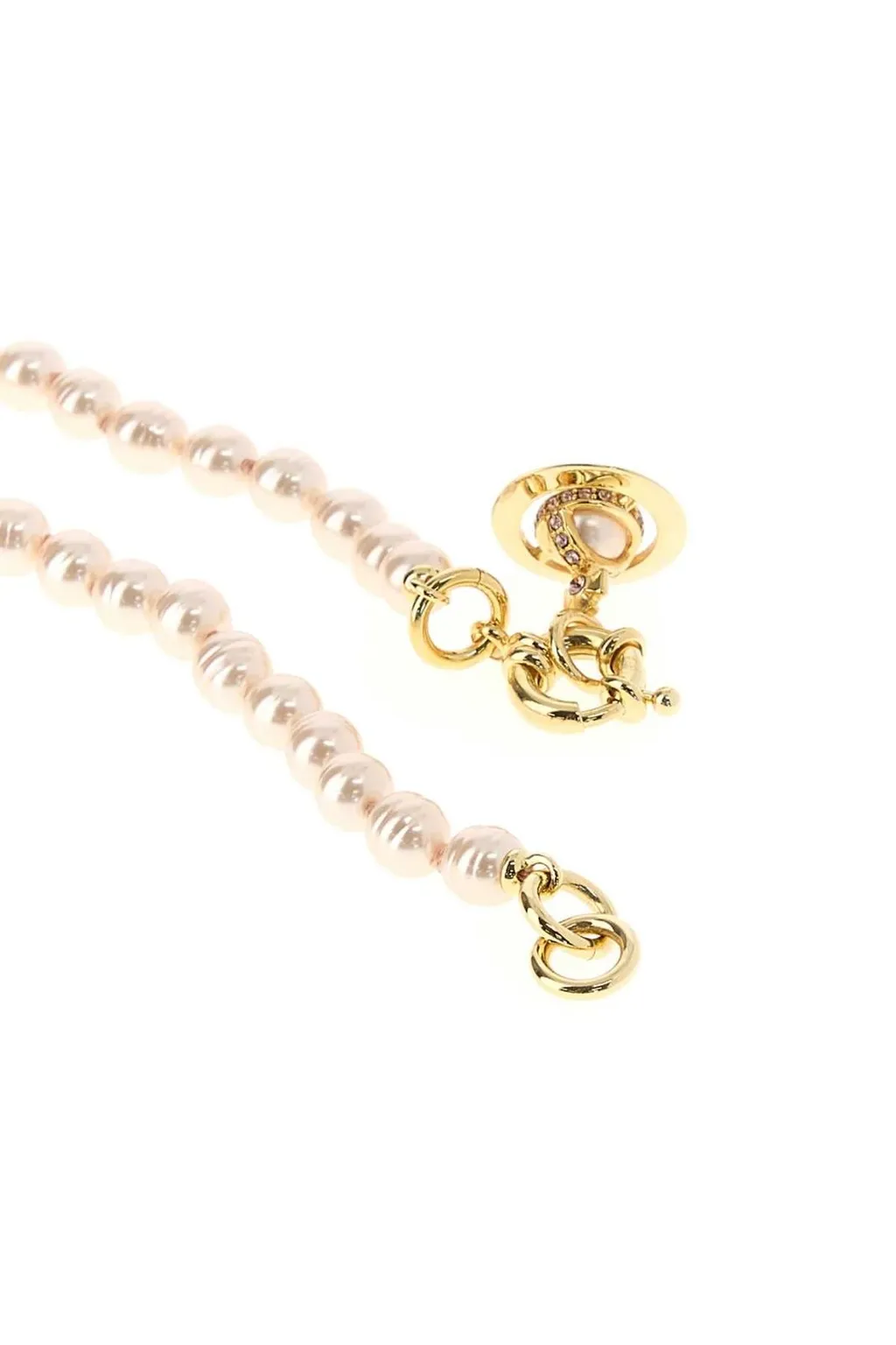 Pearl Necklace With Orb Pendant