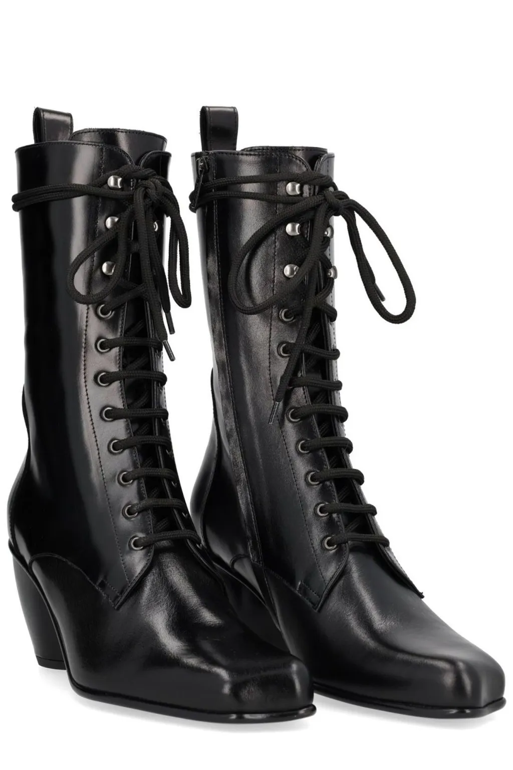 Lace-Up Ankle Boots
