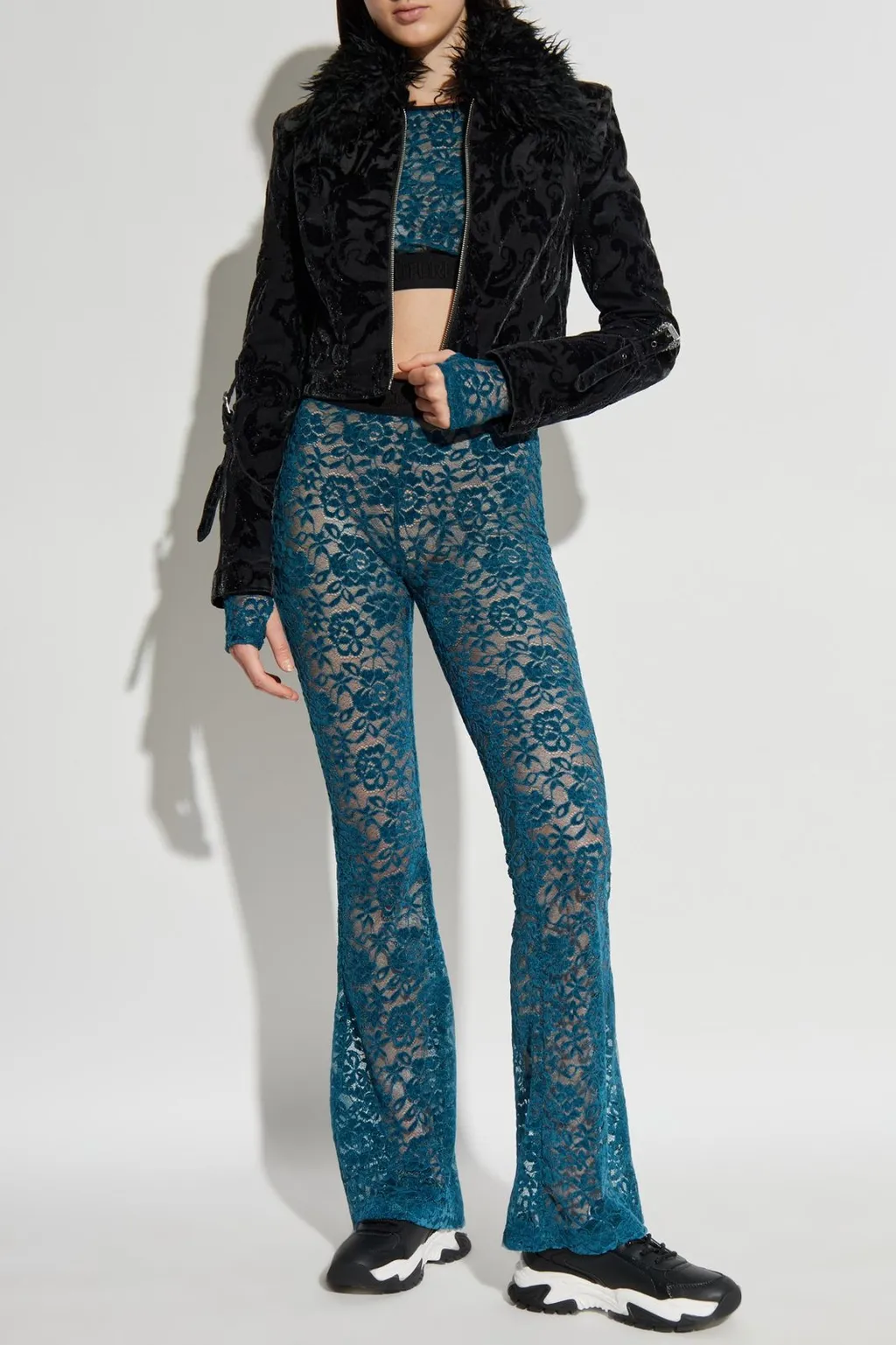 Cropped Lace Top