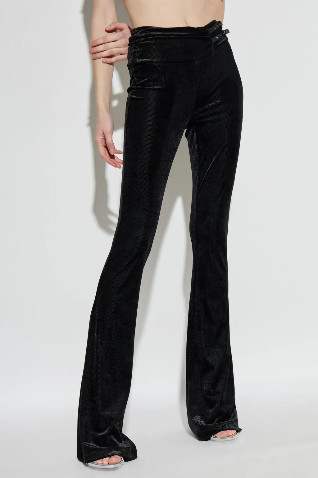 Velvet Flared Trousers