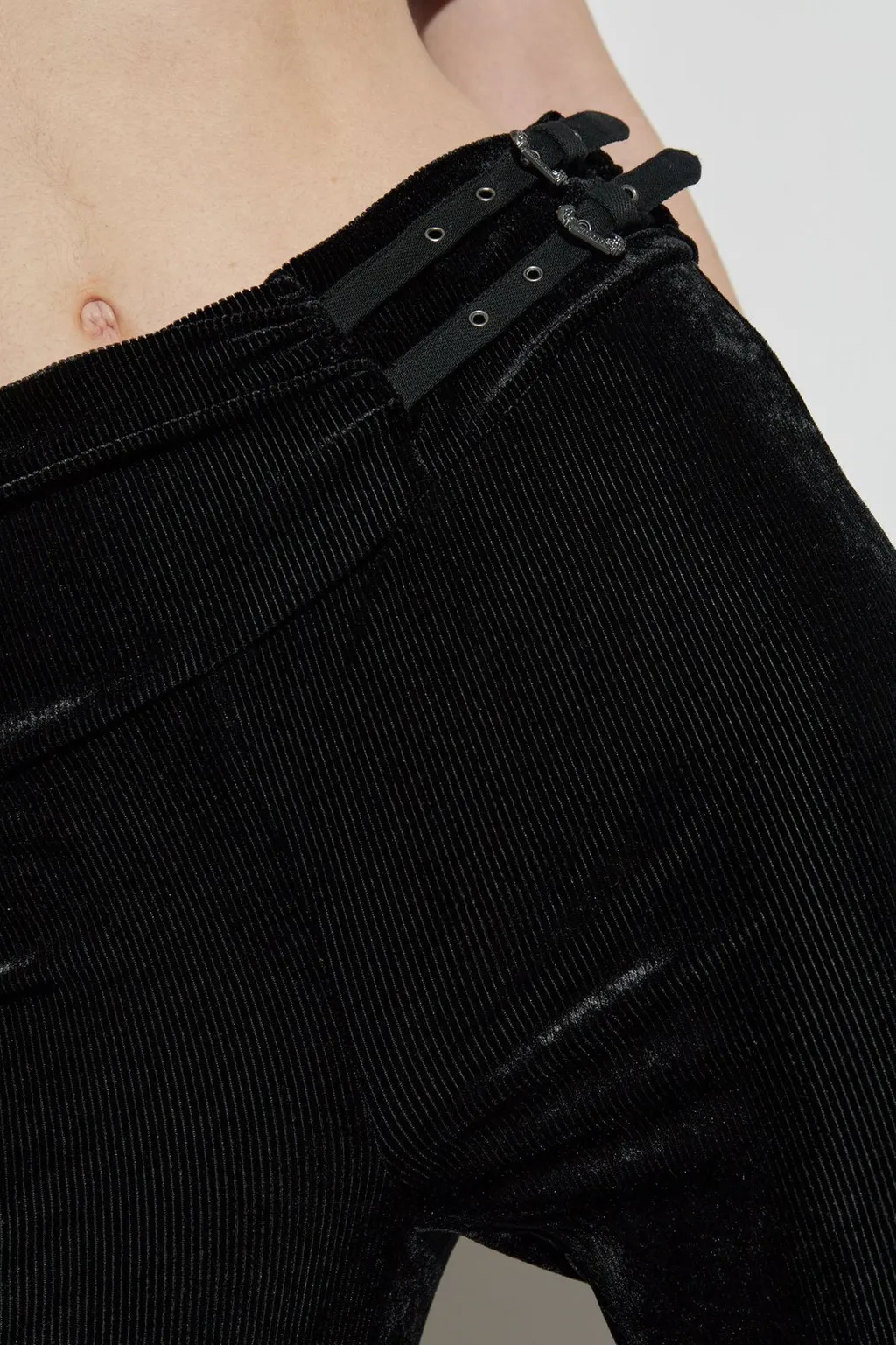 Velvet Flared Trousers