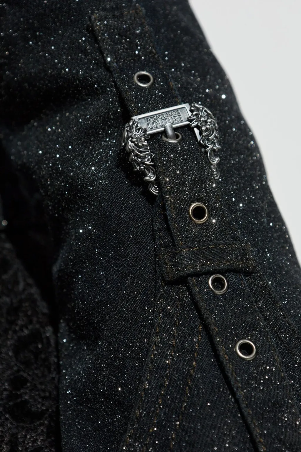 Denim Jacket With Faux Fur Collar