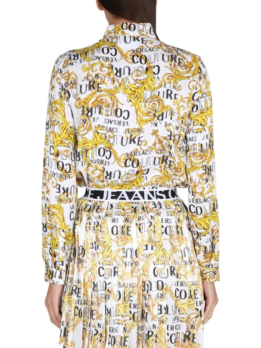 Printed Shirt Dress