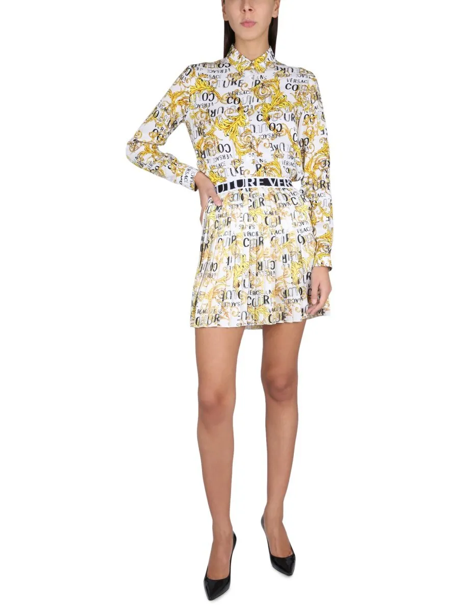 Printed Shirt Dress