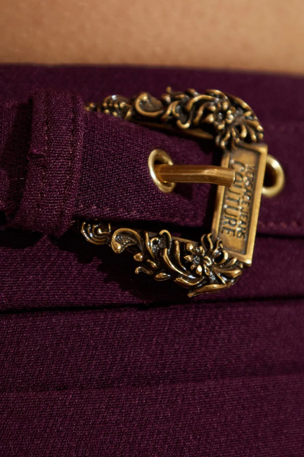 High-Waisted Flared Trousers