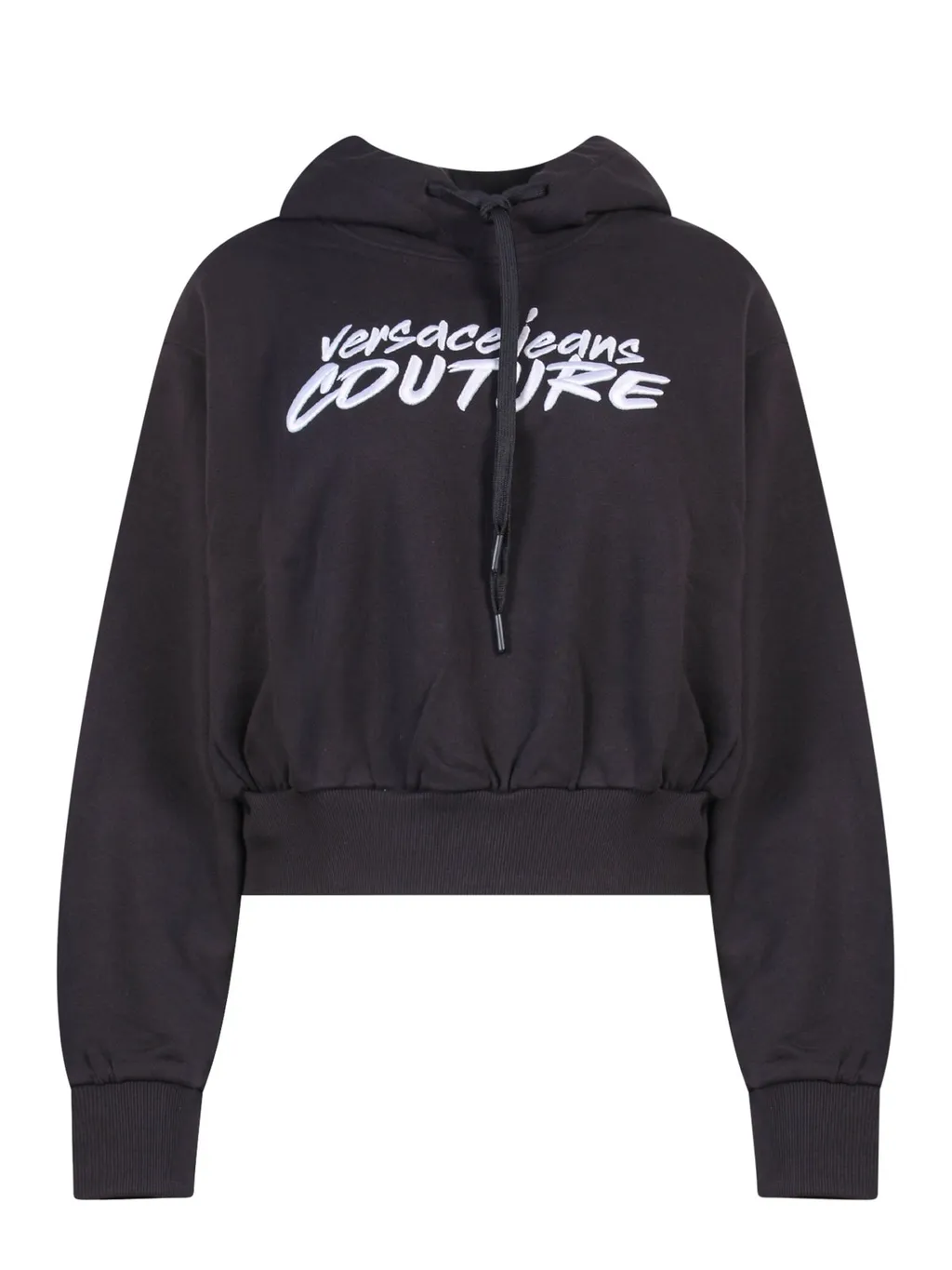 Cropped Hoodie With Logo