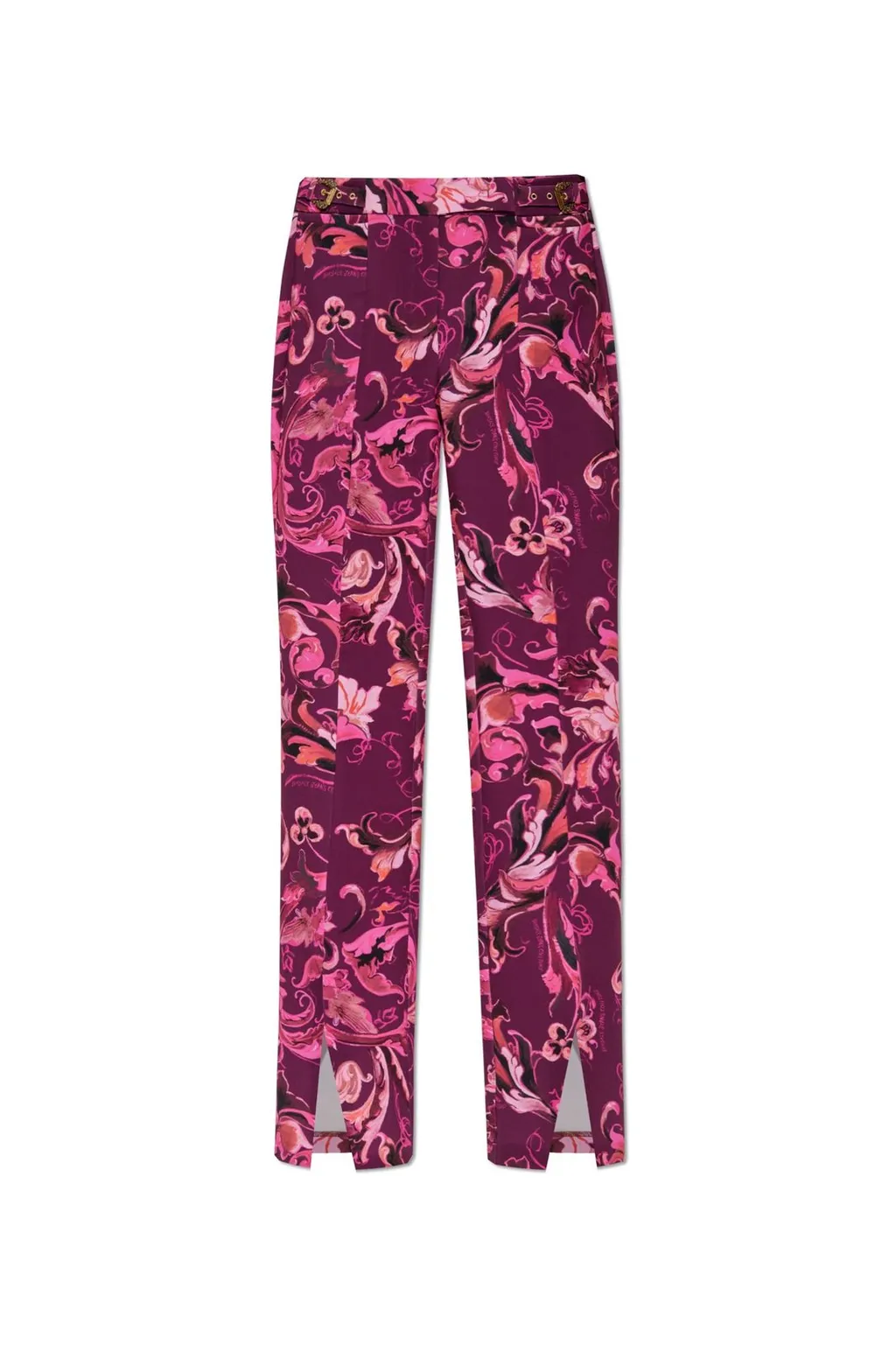 High-Waisted Flared Trousers