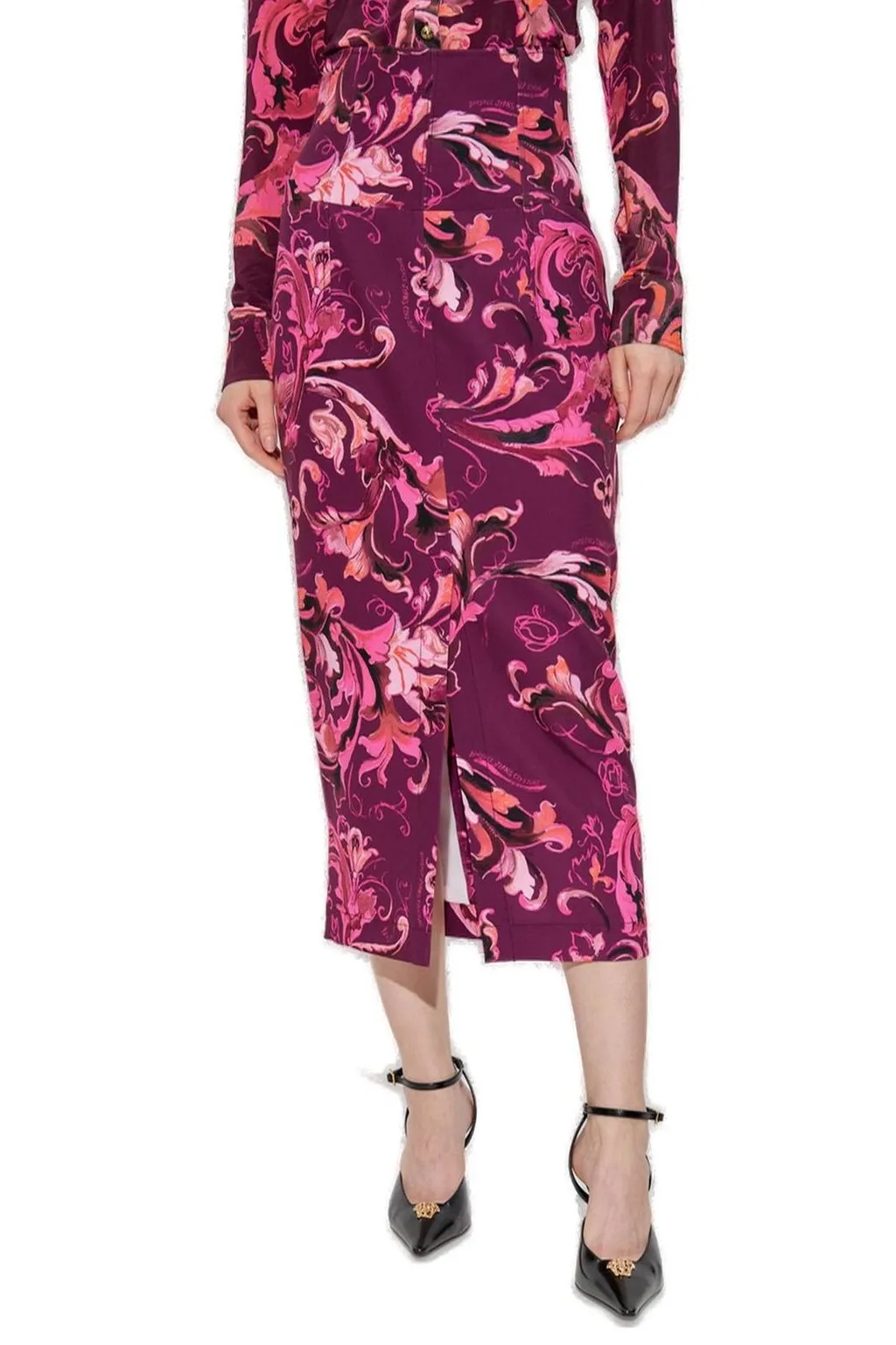 Printed Maxi Skirt