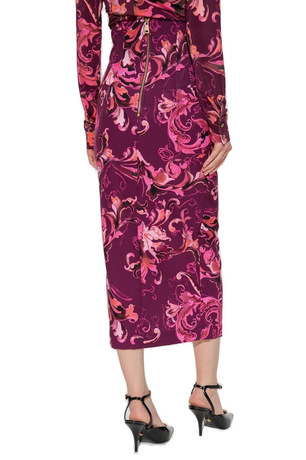 Printed Maxi Skirt