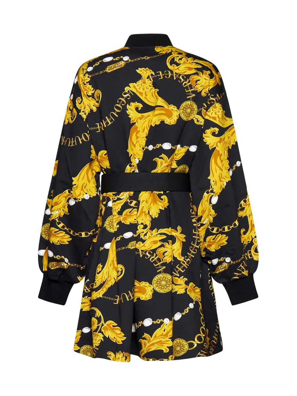Barocco Print Mini Dress