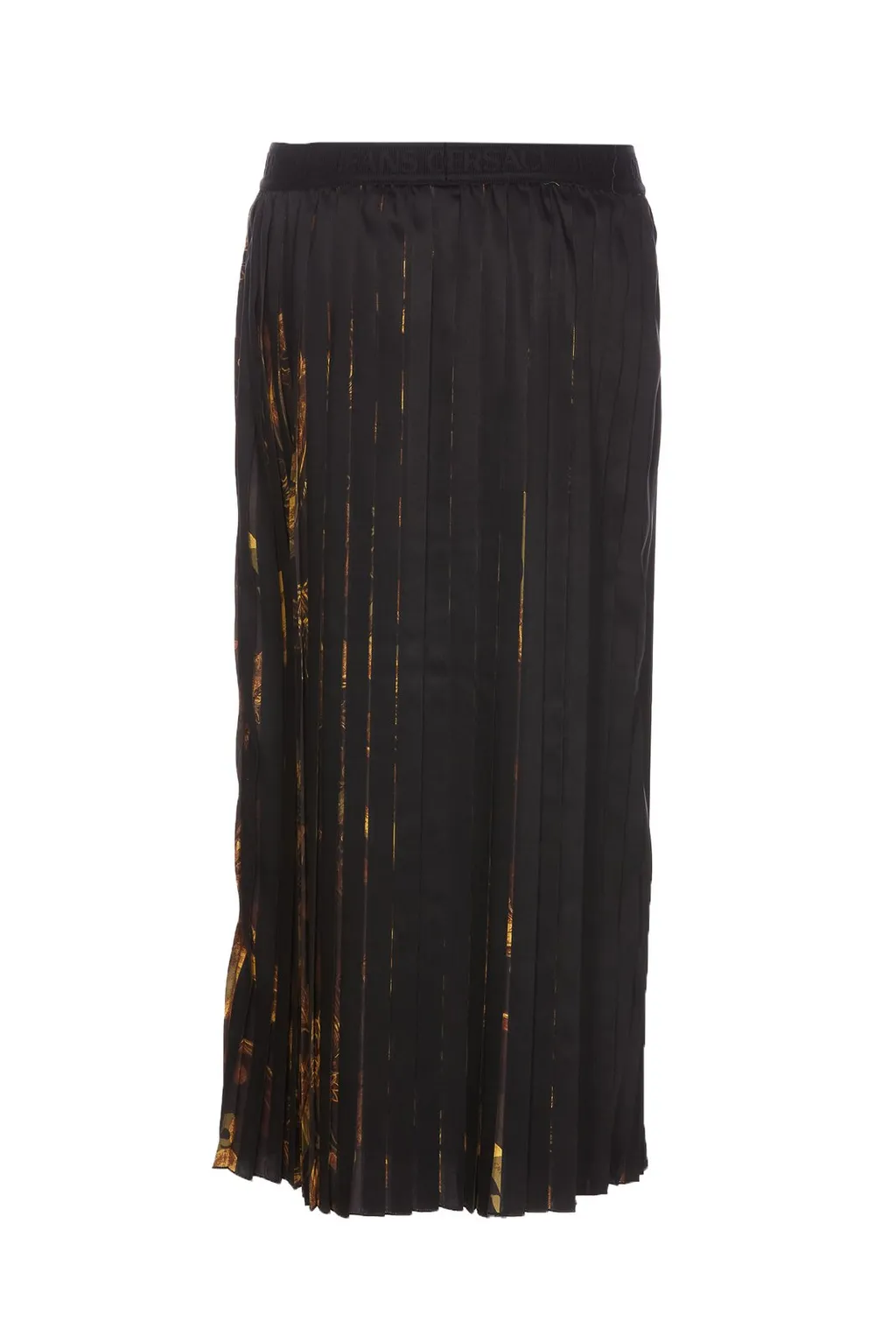 High-Waisted Denim Trousers