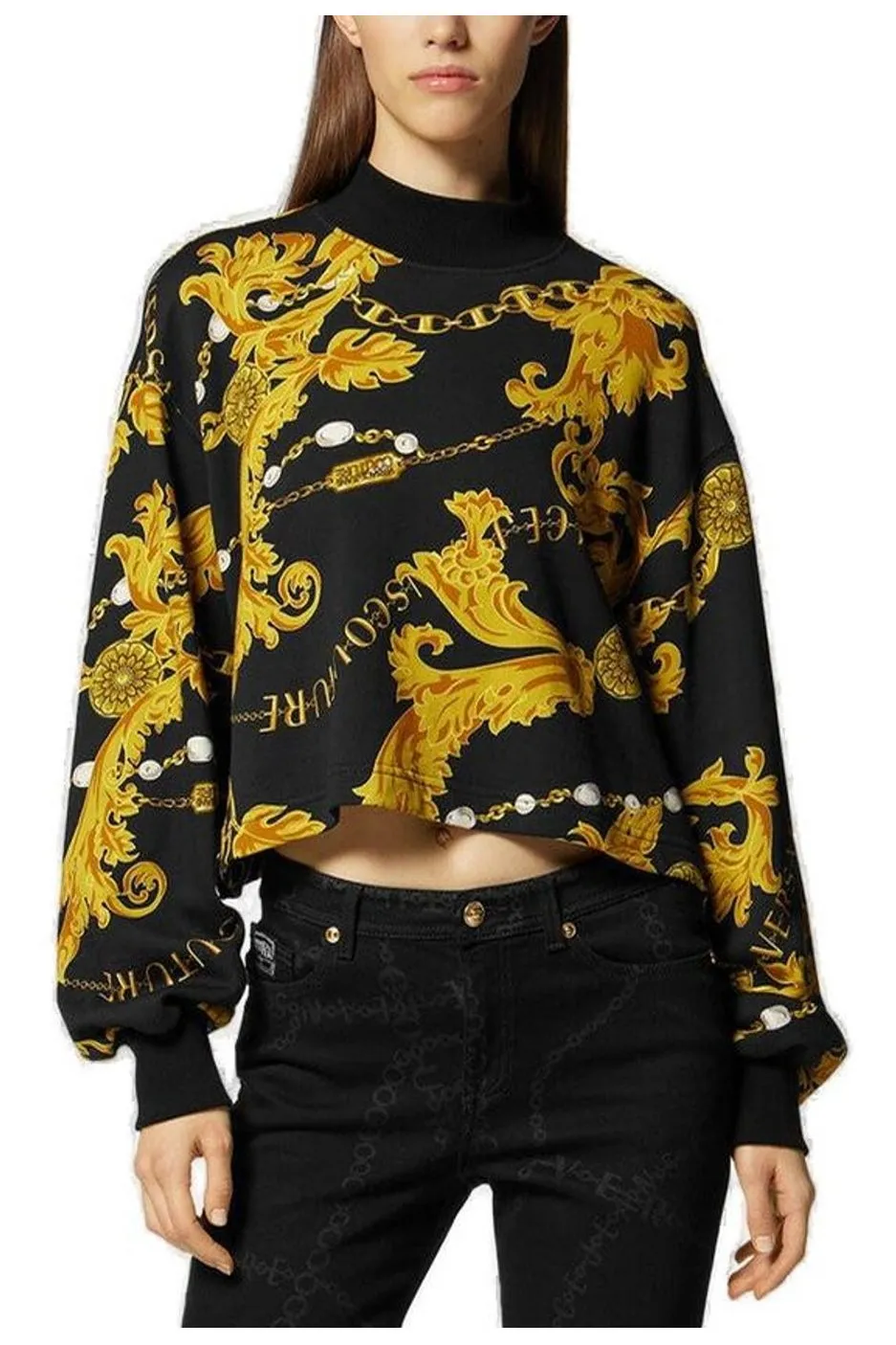 Baroque Print Sweatshirt