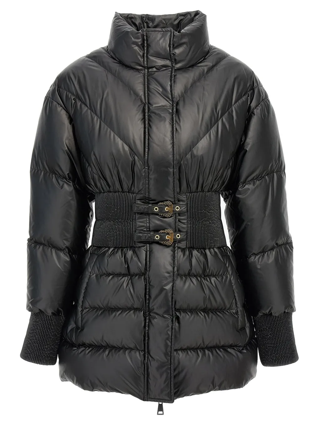 Padded Jacket With Belt