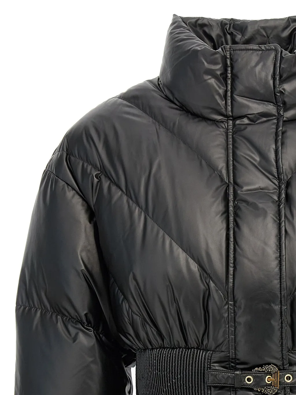 Padded Jacket With Belt