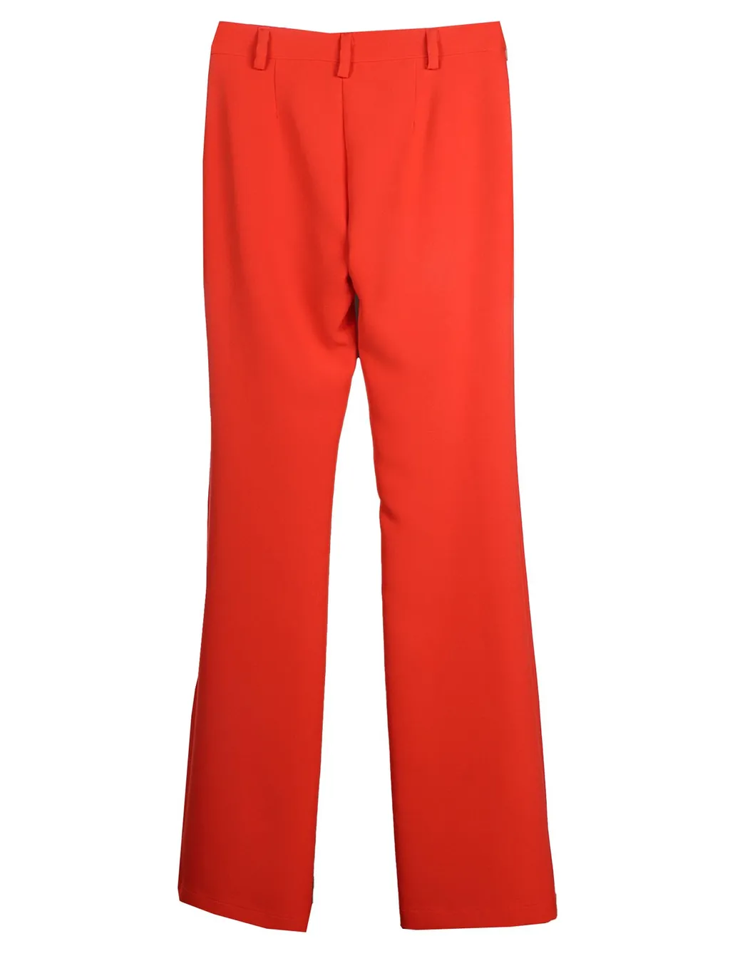 High-Waisted Flared Trousers