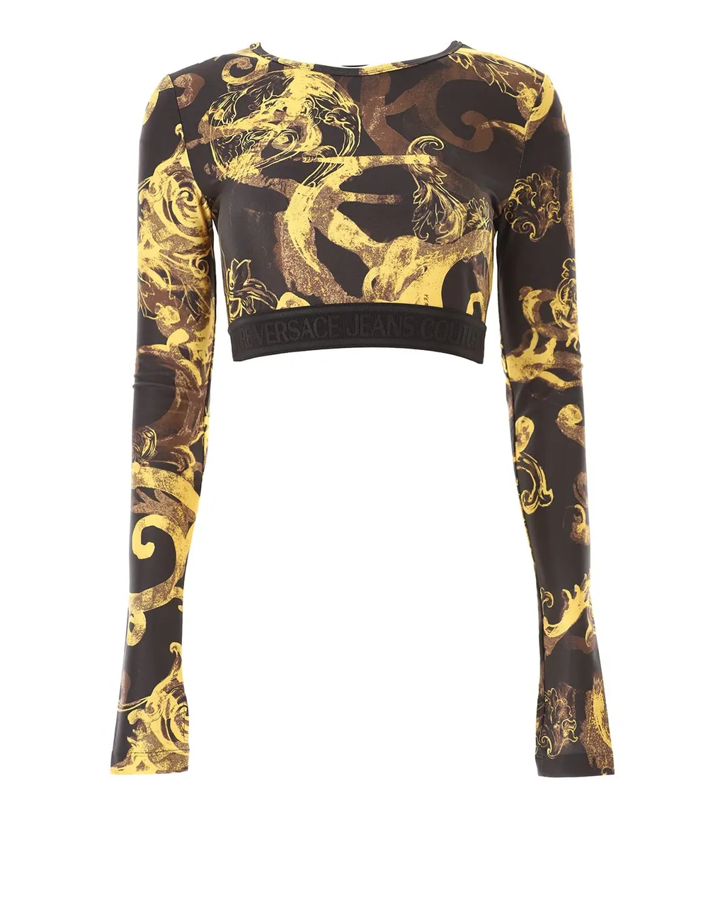 Cropped Long Sleeve Top