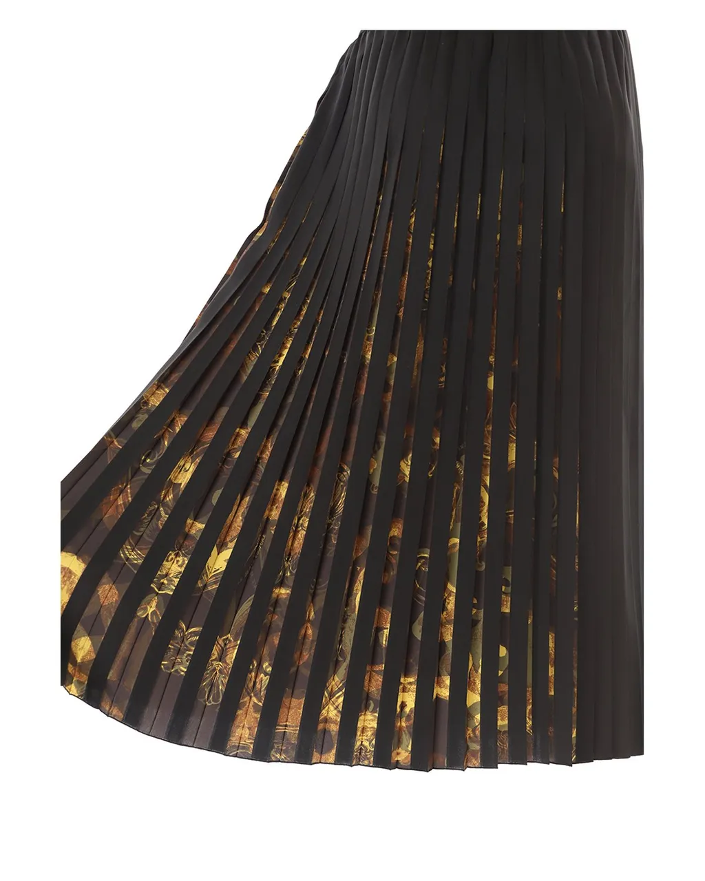 Pleated Maxi Skirt