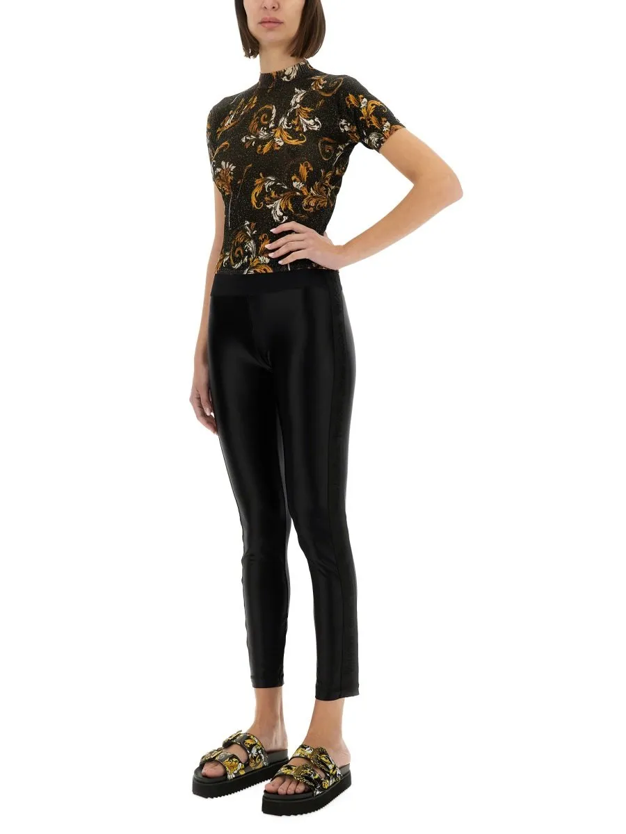 Short Sleeve Mock Neck Top
