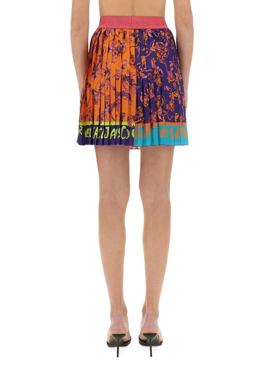 Pleated Mini Skirt