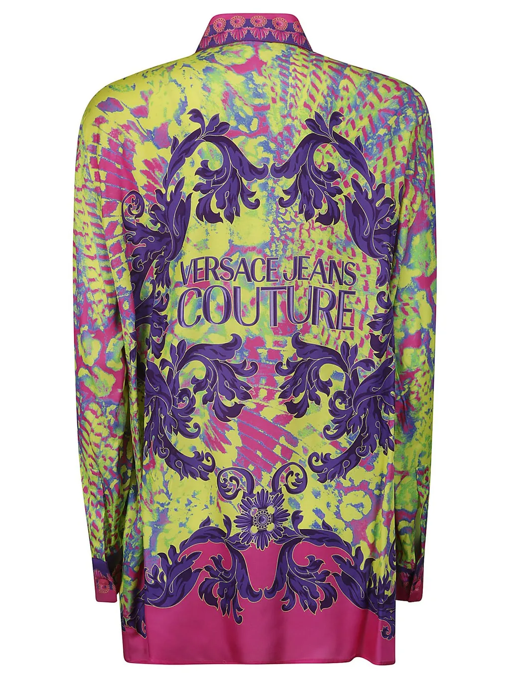 Baroque Print Silk Shirt