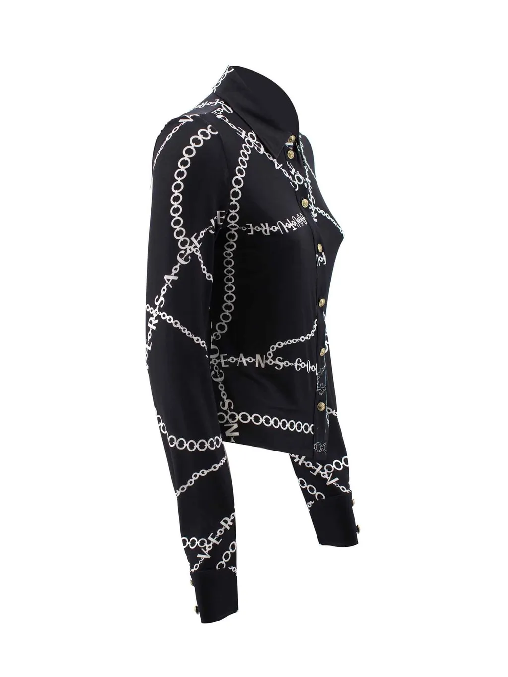 Chain Print Long Sleeve Shirt