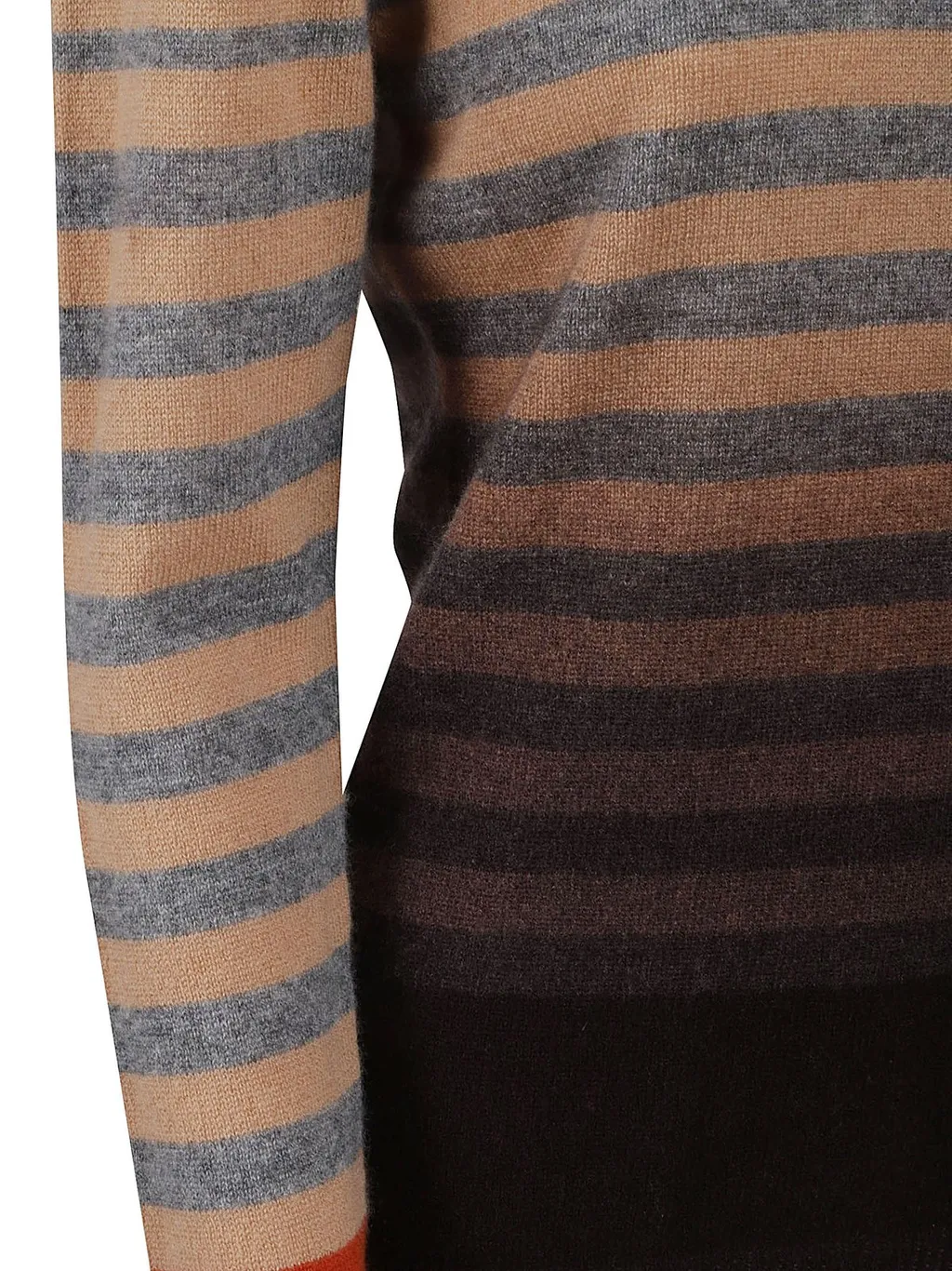 Striped Ombre Crewneck Sweater