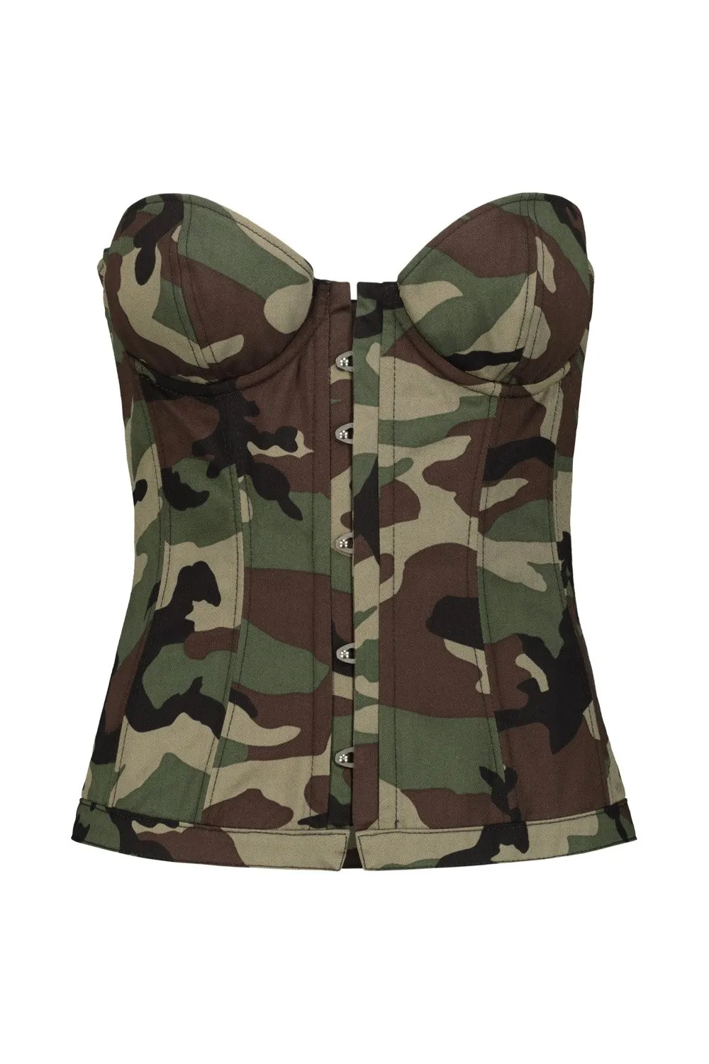 Camouflage Corset Top
