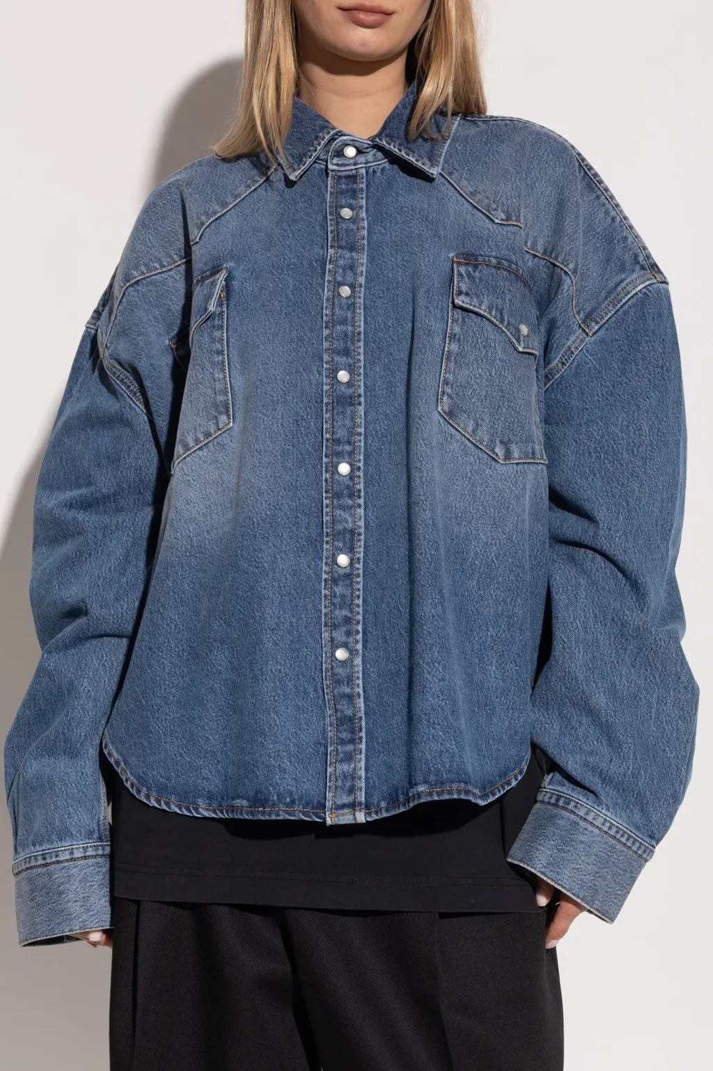 Oversized Denim Shirt
