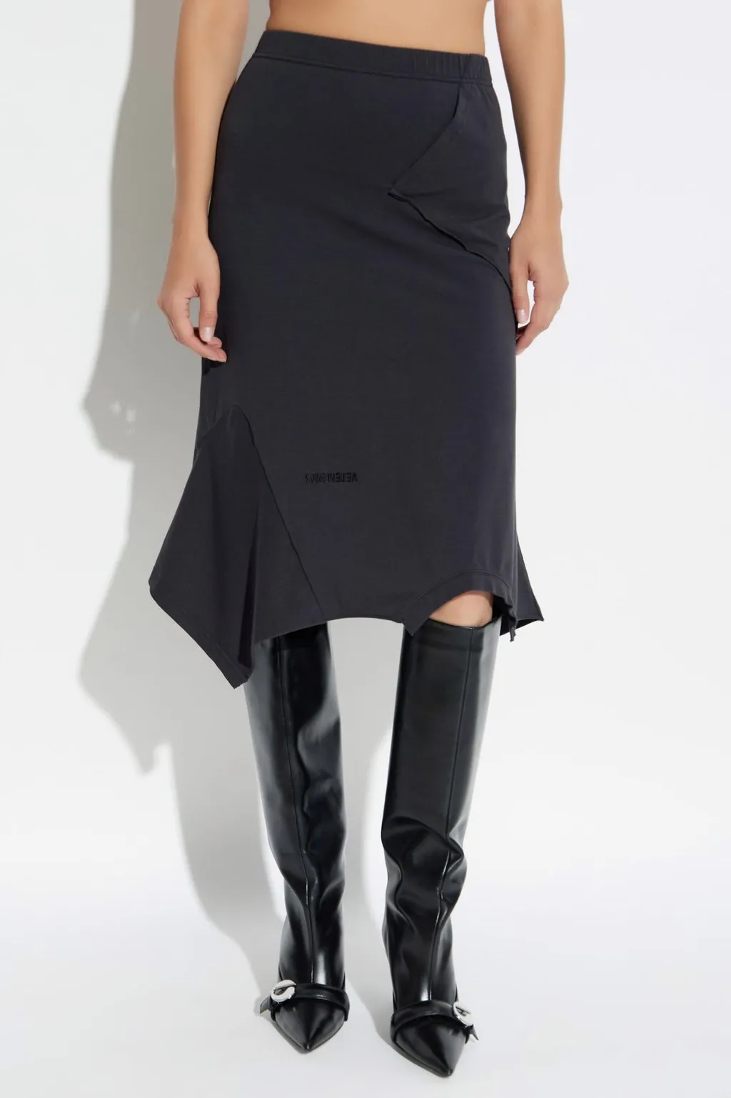 Asymmetrical Midi Skirt